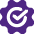 An icon with a check mark.
